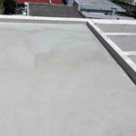 屋上下地調整後　ホカマペイント　