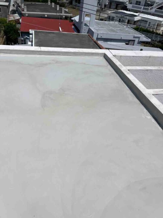 屋上下地調整後 ホカマペイント