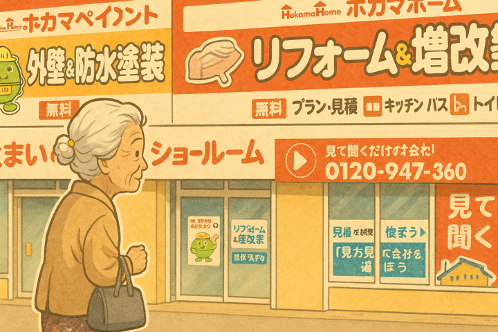 ショールームに行く ホカマペイント