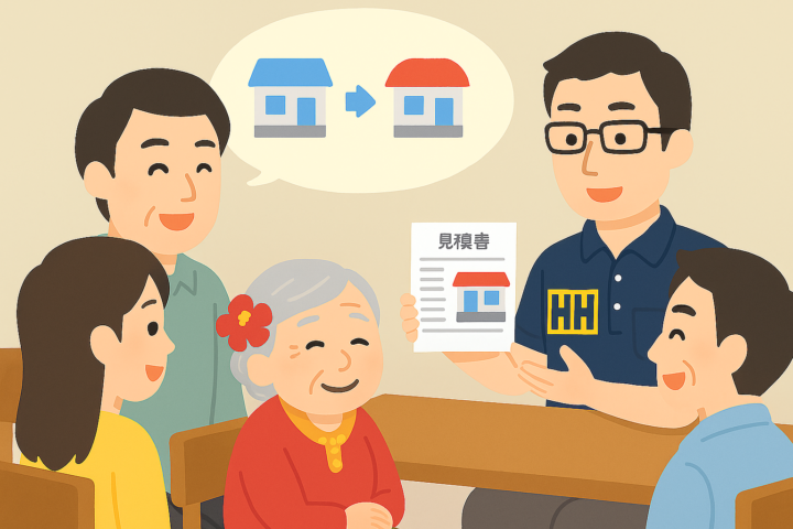 外壁塗装のお見積り説明 ホカマペイント