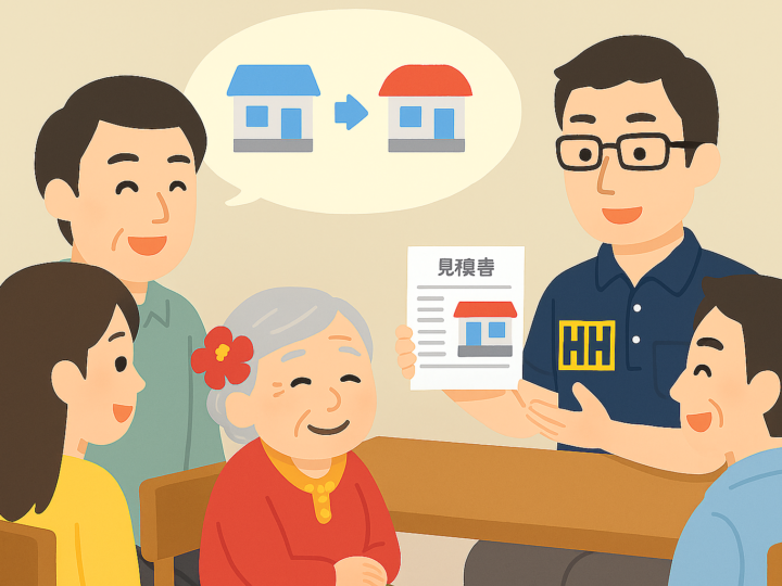 外壁塗装のお見積り説明　ホカマペイント