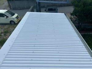 【トタン屋根遮熱塗装工事】沖縄県嘉手納町　M様邸