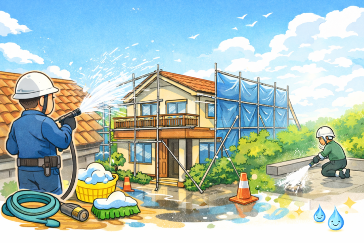 高圧洗浄作業はホカマペイント