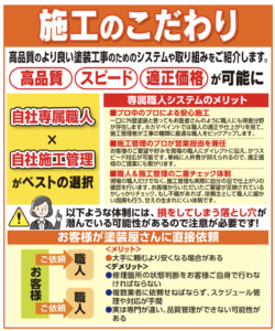 ホカマペイントの施工のこだわり